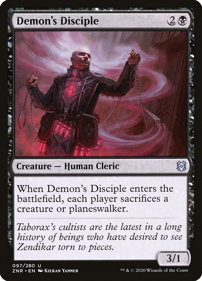 Demon's Disciple - Zendikar Rising (ZNR)