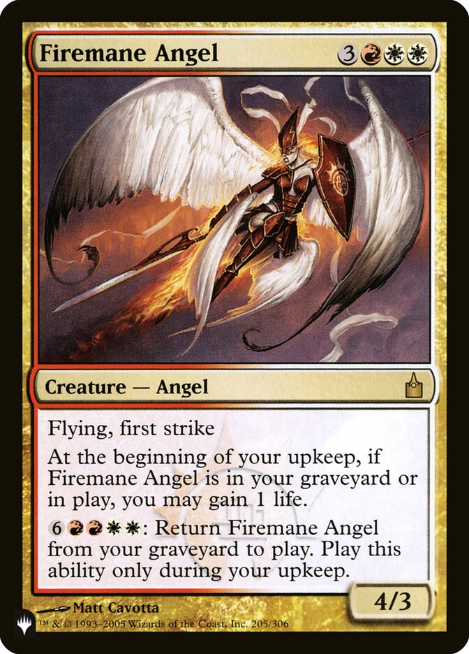 Firemane Angel - [Foil] The List (PLIST)