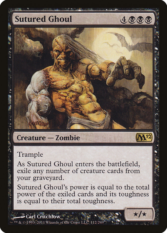 Sutured Ghoul - [Foil] Magic 2012 (M12)