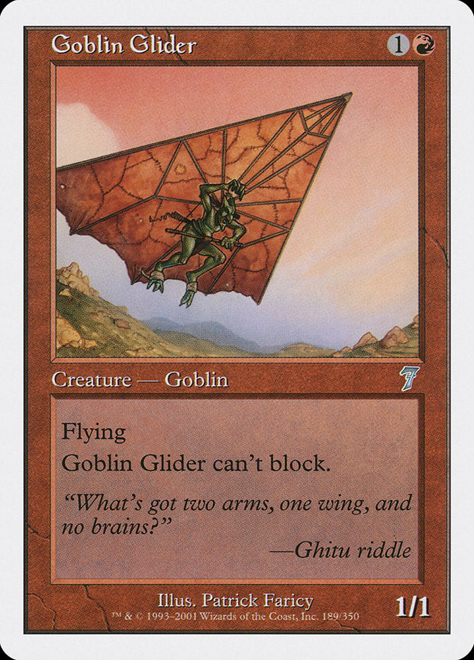 Goblin Glider - [Foil] Seventh Edition (7ED)