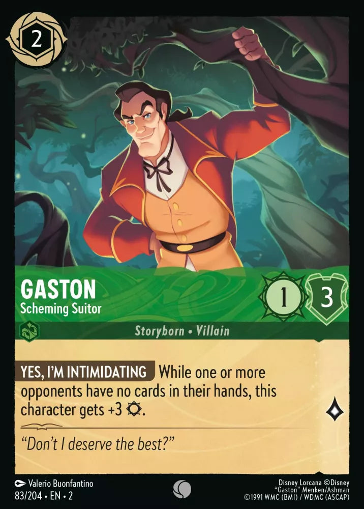Gaston - Scheming Suitor - [Foil] Rise of the Floodborn (2)