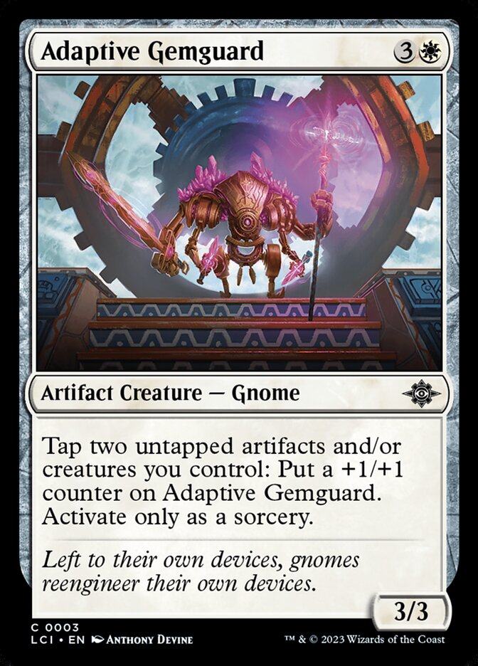 Adaptive Gemguard - [Foil] The Lost Caverns of Ixalan (LCI)