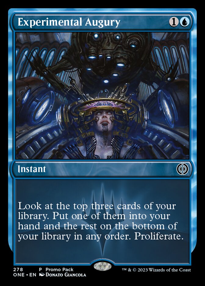 Experimental Augury - [Foil, Borderless] Phyrexia: All Will Be One (ONE)