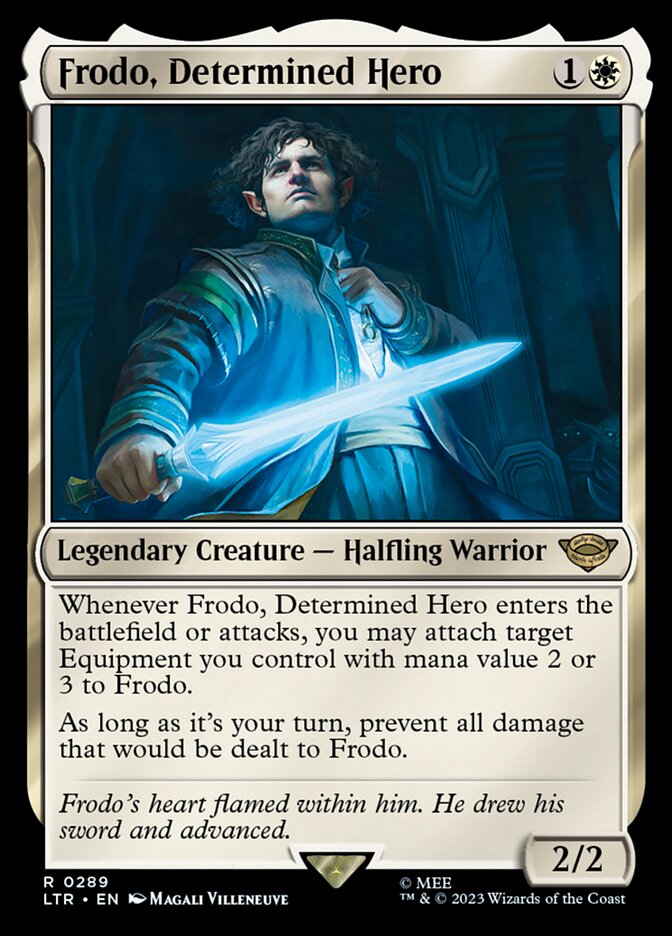 Frodo, Determined Hero - [Foil] The Lord of the Rings: Tales of Middle-earth (LTR)