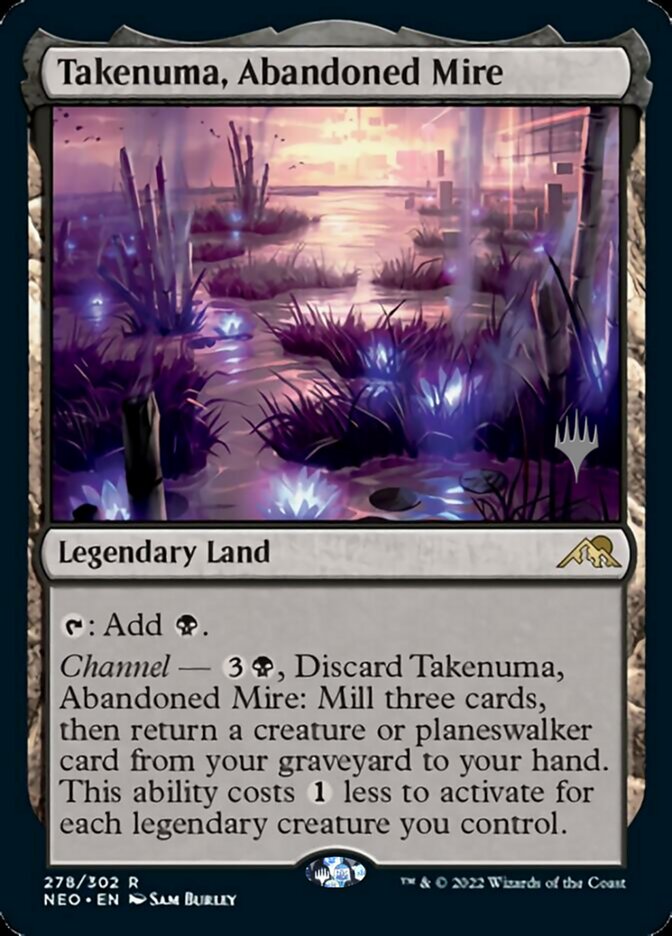 Takenuma, Abandoned Mire - [Promo] Kamigawa: Neon Dynasty Promos (PNEO)