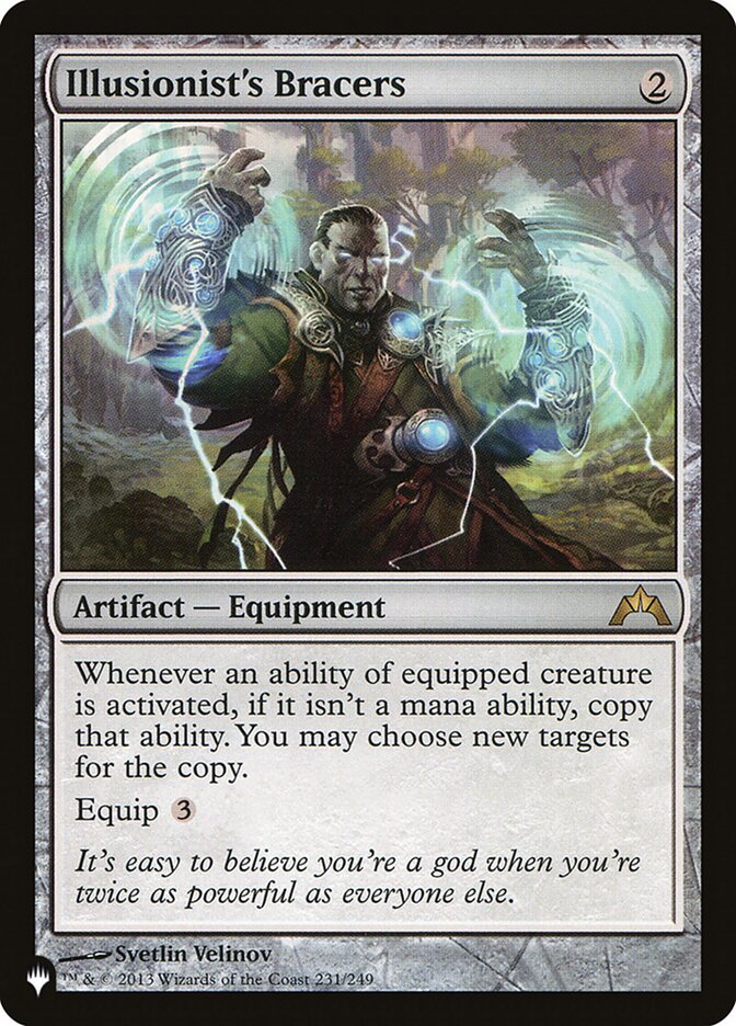 Illusionist's Bracers - [Foil] The List (PLIST)