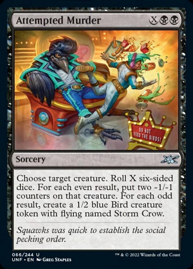 Attempted Murder - [Foil] Unfinity (UNF)