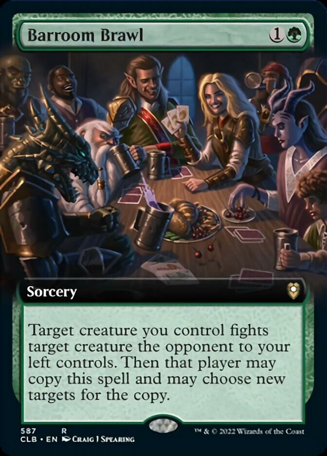 Barroom Brawl - [Foil, Extended Art] Commander Legends: Battle for Baldur's Gate (CLB)