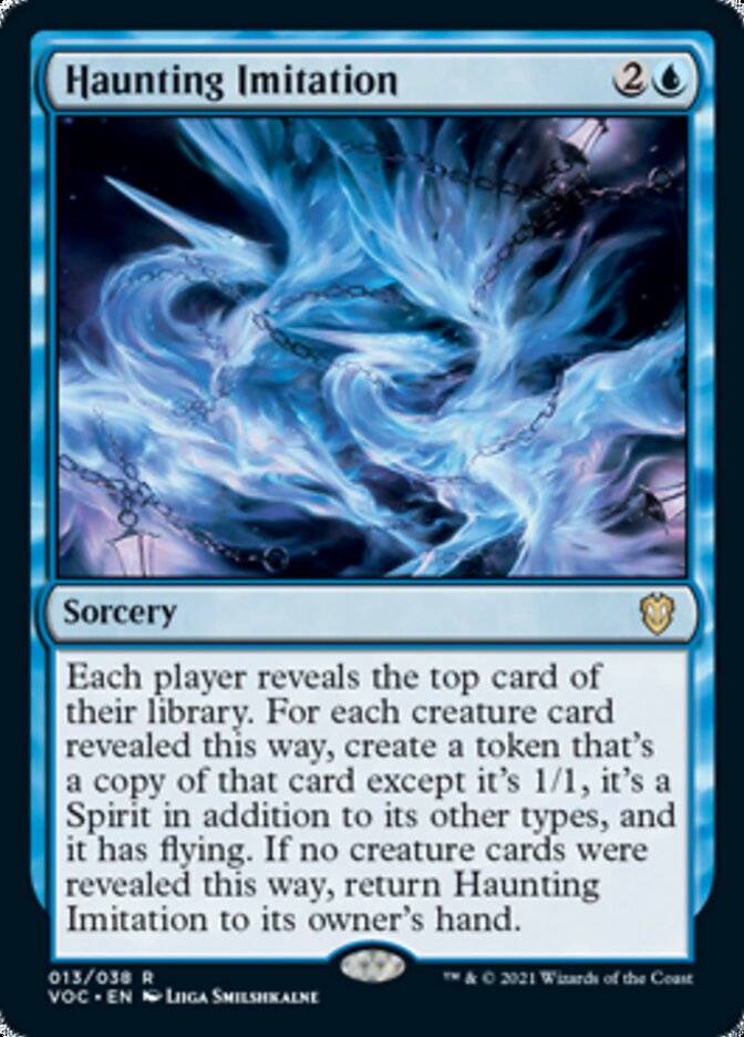 Haunting Imitation - [Foil] Crimson Vow Commander (VOC)