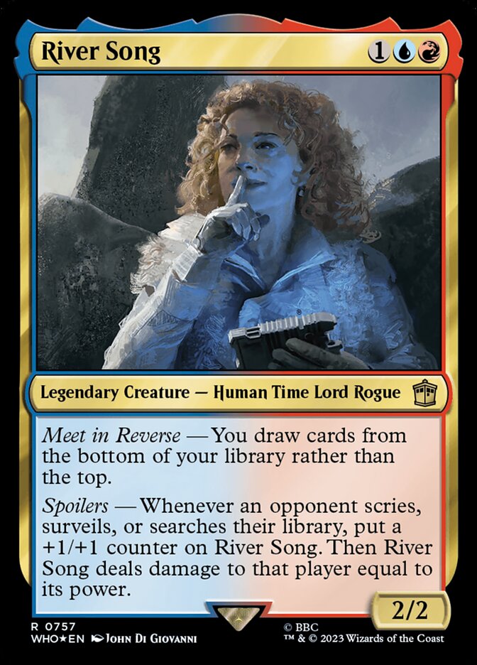 River Song - [Surge Foil] Doctor Who (WHO)