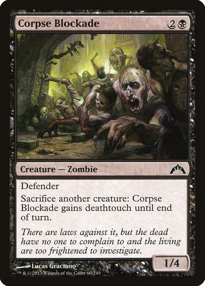 Corpse Blockade - [Foil] Gatecrash (GTC)