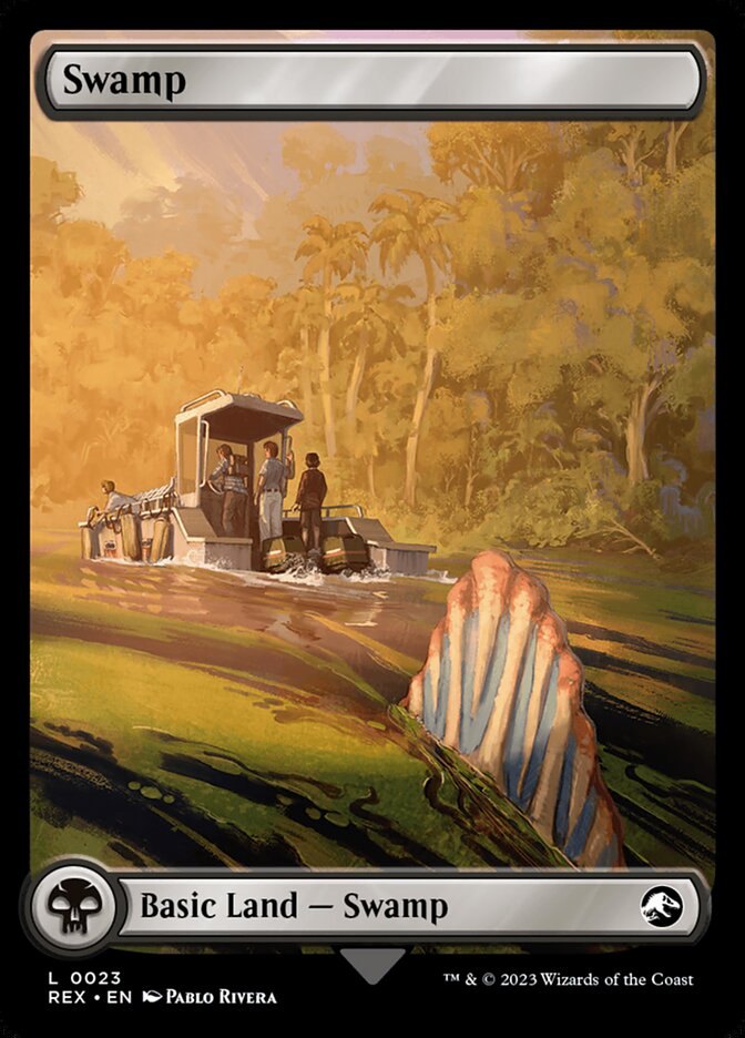 Swamp // Swamp (23) - [Full Art] Jurassic World Collection (REX)