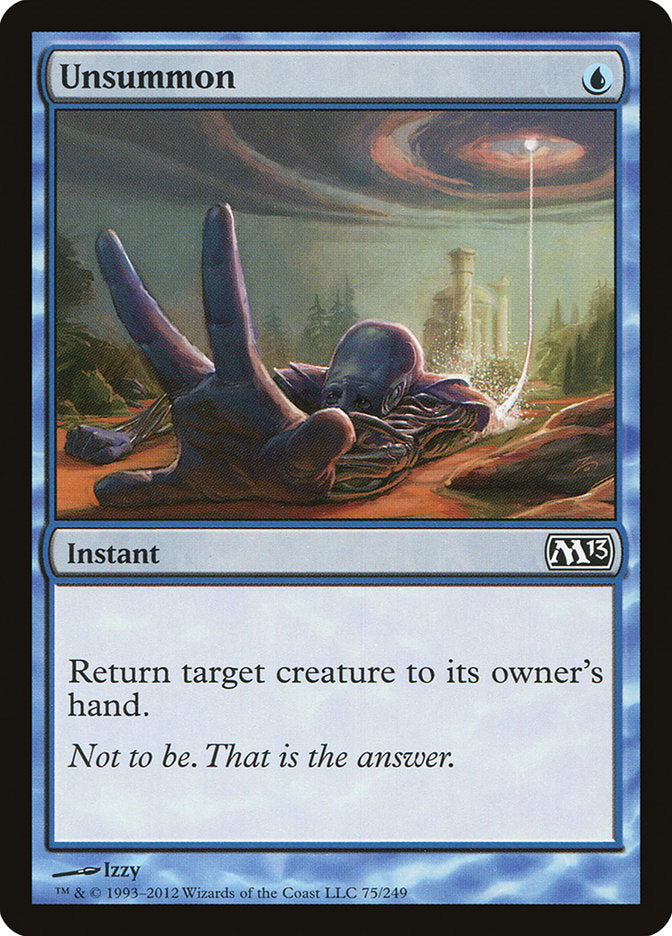 Unsummon - [Foil] Magic 2013 (M13)