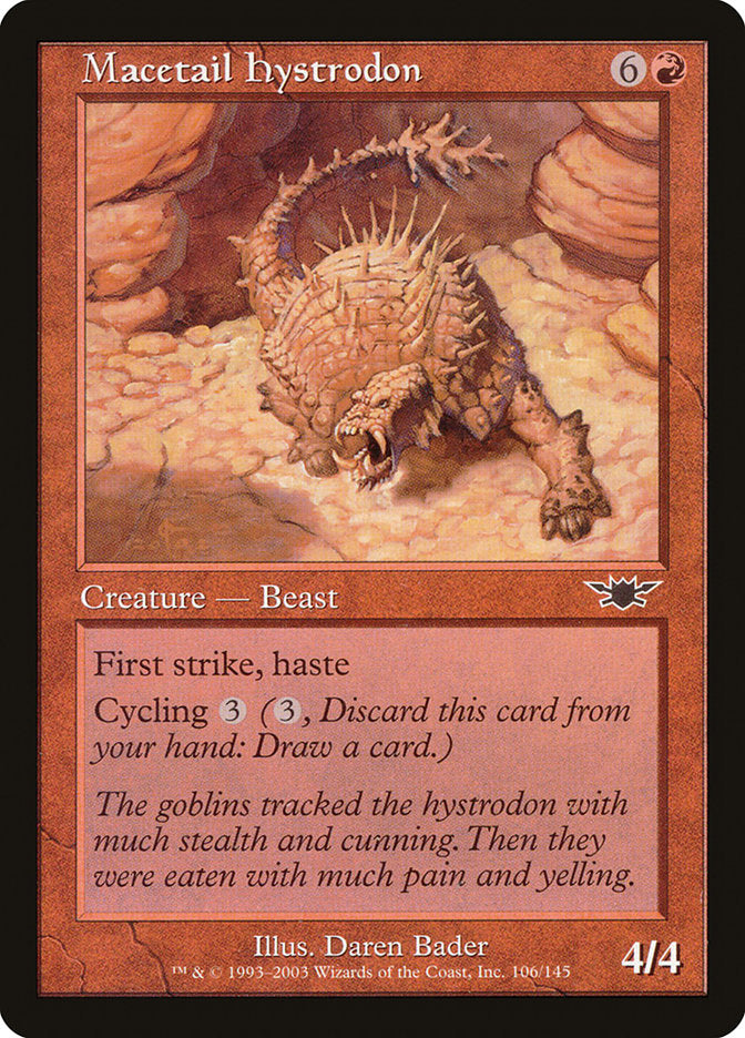 Macetail Hystrodon - [Foil] Legions (LGN)