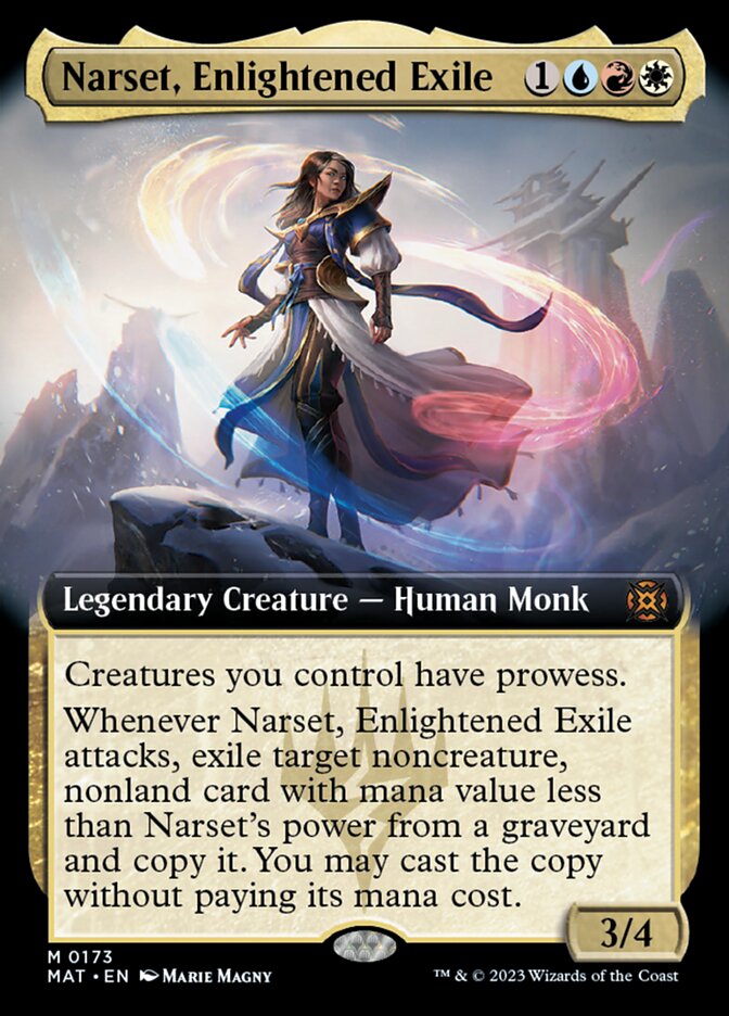 Narset, Enlightened Exile - [Extended Art] March of the Machine: The Aftermath (MAT)