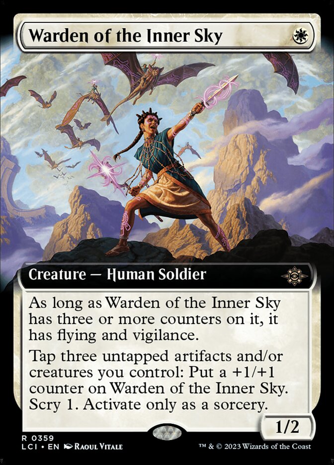 Warden of the Inner Sky - [Foil, Extended Art] The Lost Caverns of Ixalan (LCI)