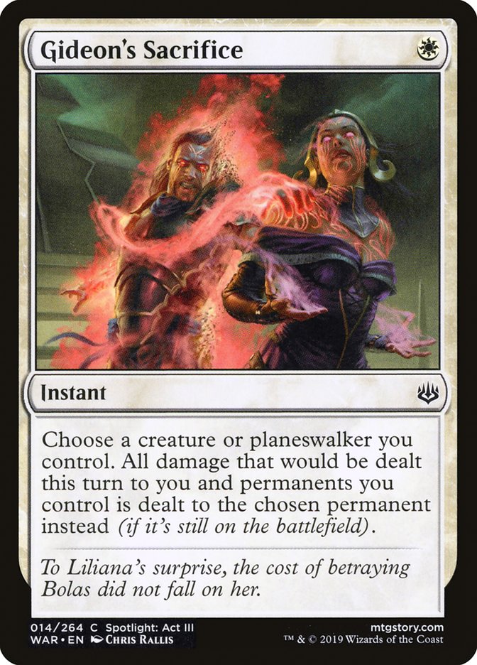 Gideon's Sacrifice - War of the Spark (WAR)