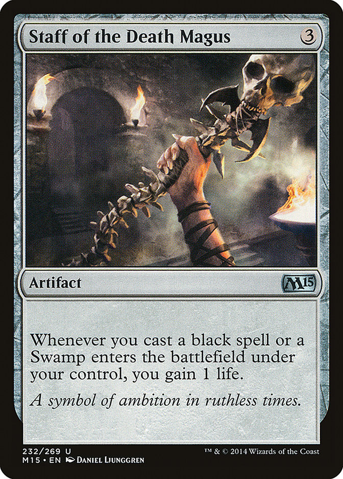 Staff of the Death Magus - [Foil] Magic 2015 (M15)