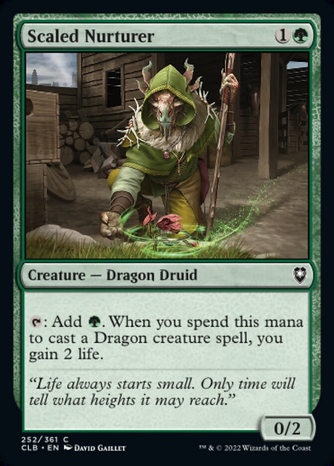 Scaled Nurturer - [Foil] Commander Legends: Battle for Baldur's Gate (CLB)