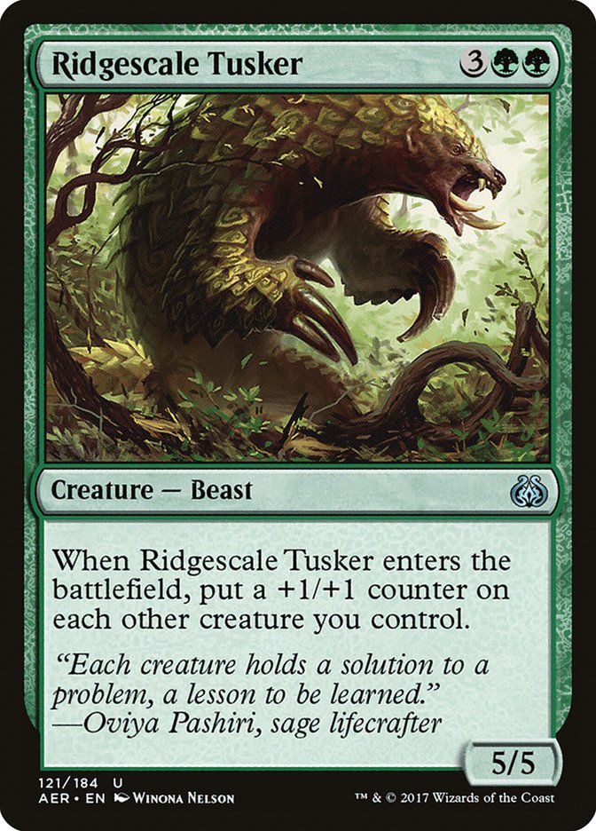Ridgescale Tusker - [Foil] Aether Revolt (AER)