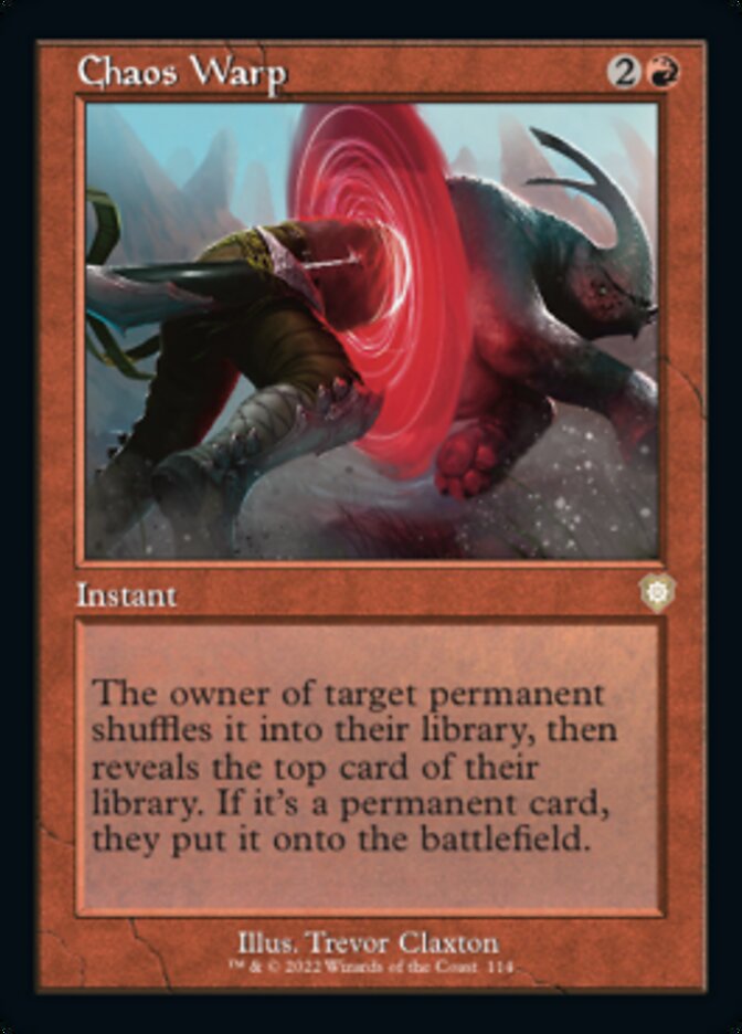 Chaos Warp - The Brothers' War Commander (BRC)