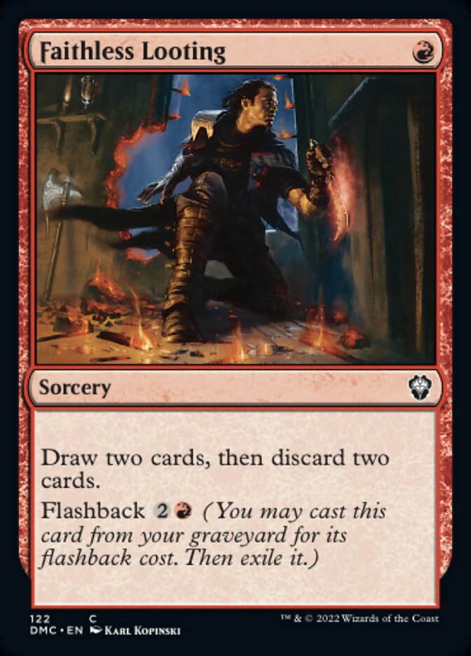 Faithless Looting - Dominaria United Commander (DMC)