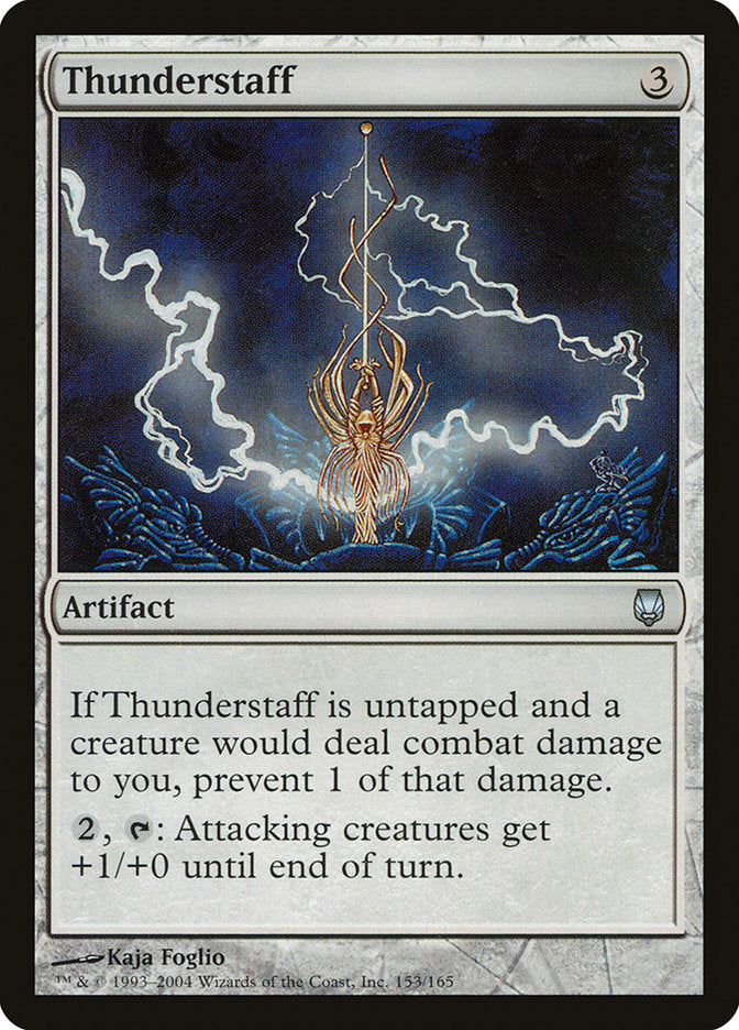 Thunderstaff - [Foil] Darksteel (DST)