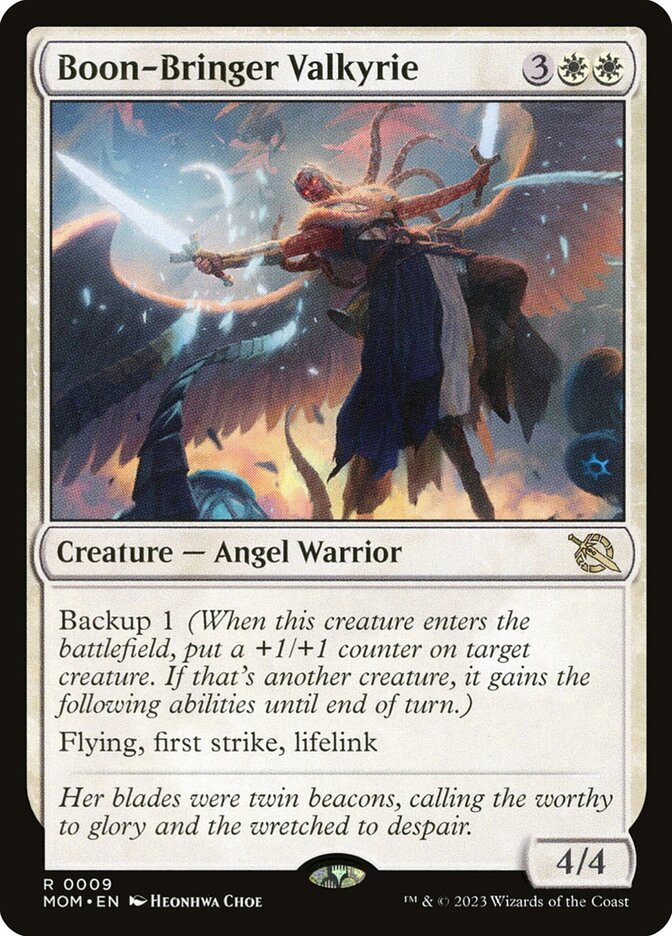 Boon-Bringer Valkyrie - [Foil] March of the Machine (MOM)