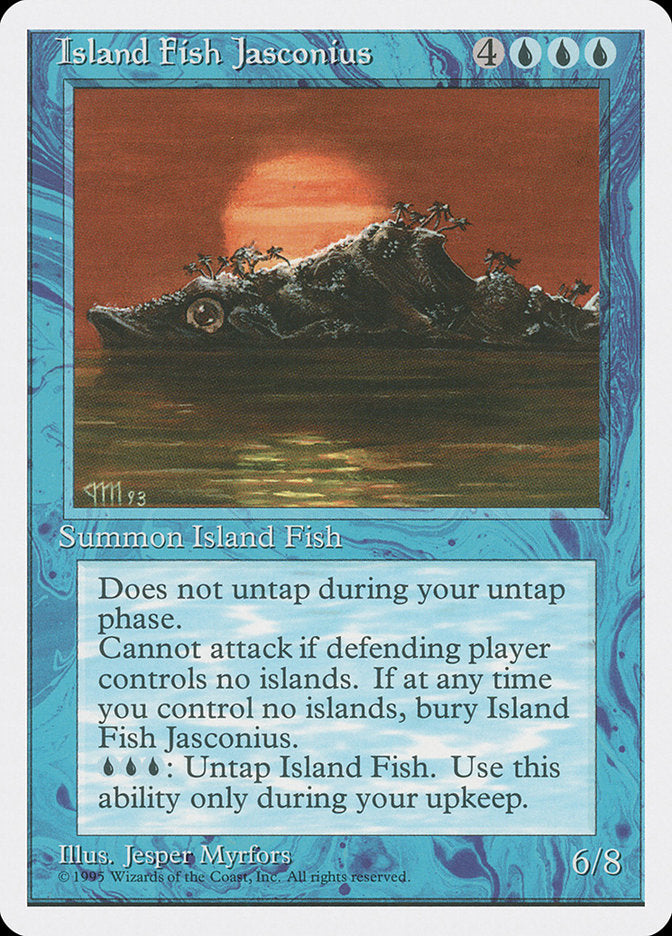 Island Fish Jasconius - Fourth Edition (4ED)