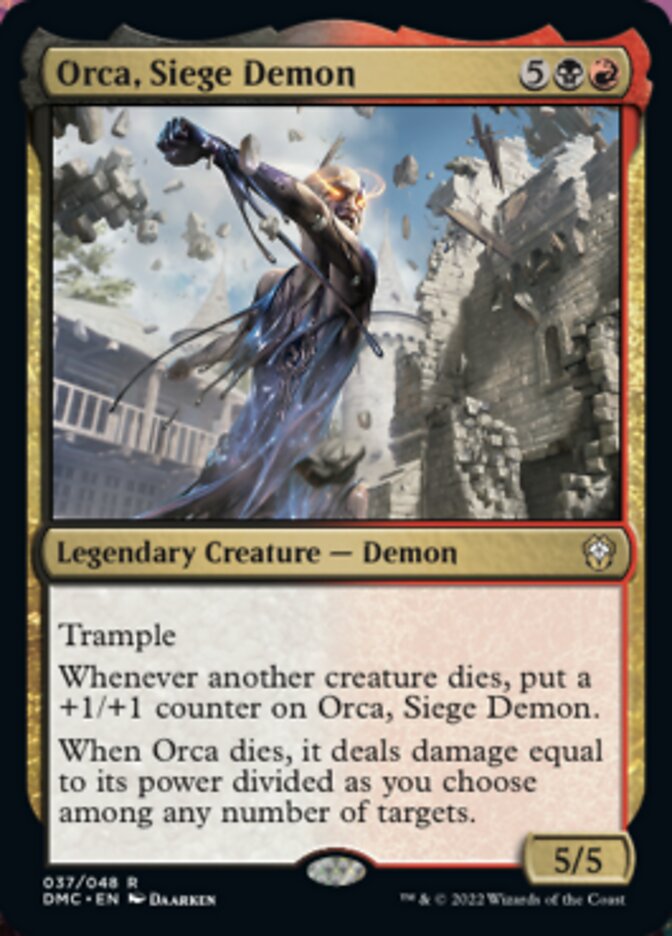 Orca, Siege Demon - [Foil] Dominaria United Commander (DMC)
