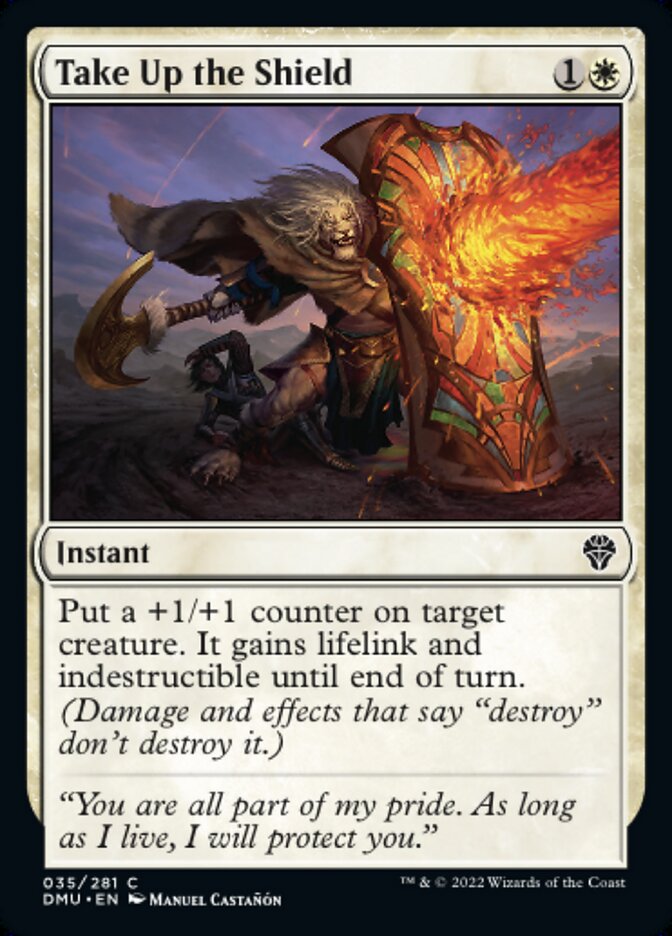 Take Up the Shield - Dominaria United (DMU)
