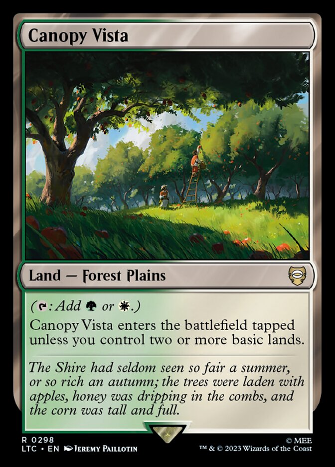 Canopy Vista - Tales of Middle-earth Commander (LTC)