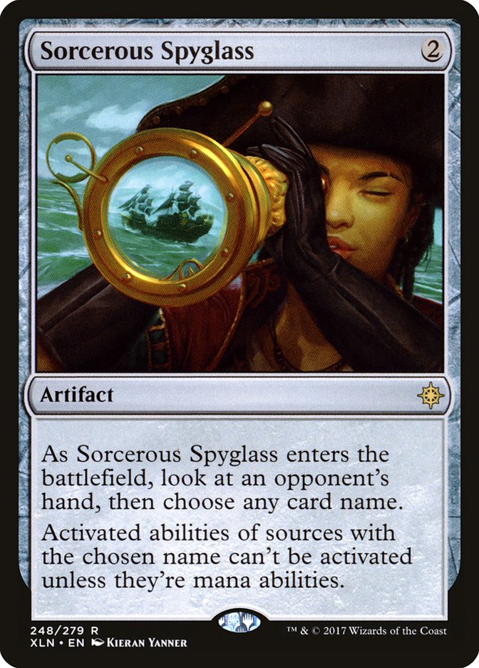 Sorcerous Spyglass - [Foil] Ixalan (XLN)