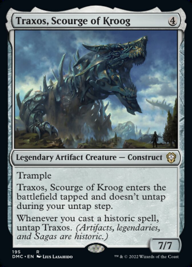 Traxos, Scourge of Kroog - Dominaria United Commander (DMC)