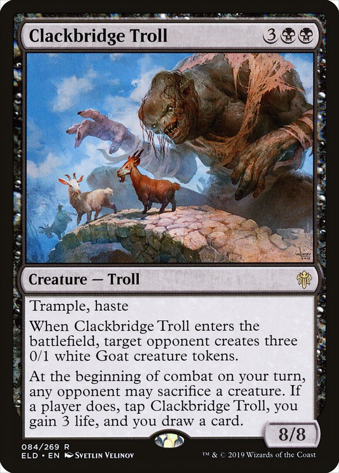 Clackbridge Troll - [Foil] Throne of Eldraine (ELD)