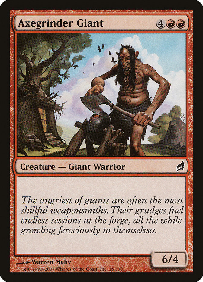 Axegrinder Giant - [Foil] Lorwyn (LRW)