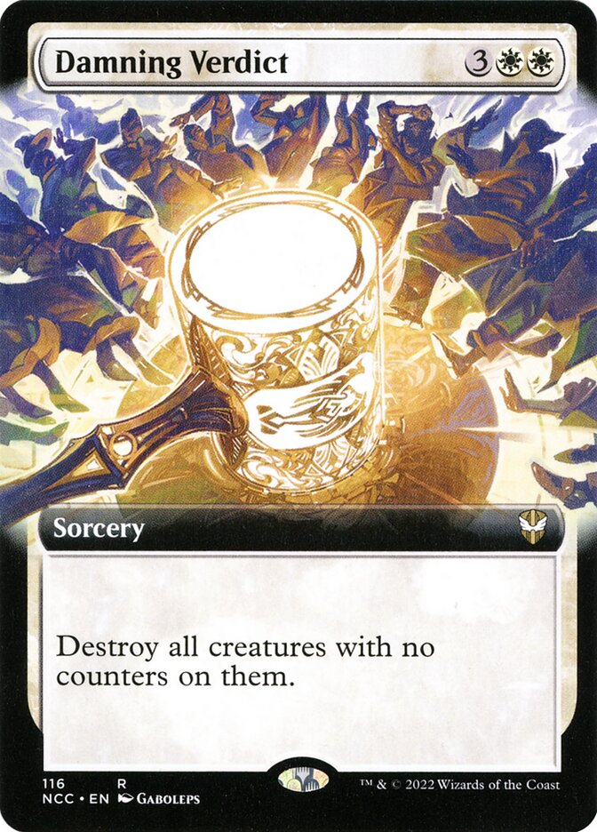 Damning Verdict - [Foil, Extended Art] New Capenna Commander (NCC)