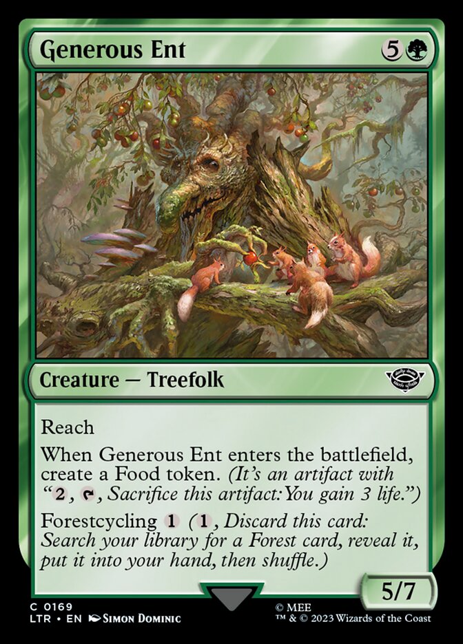 Generous Ent - [Foil] The Lord of the Rings: Tales of Middle-earth (LTR)