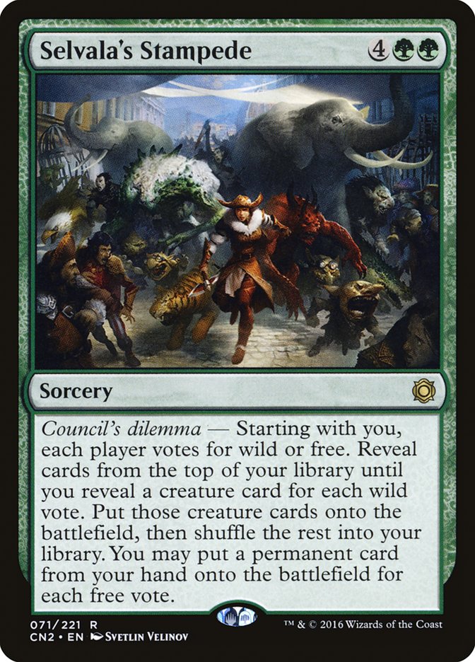 Selvala's Stampede - [Foil] Conspiracy: Take the Crown (CN2)