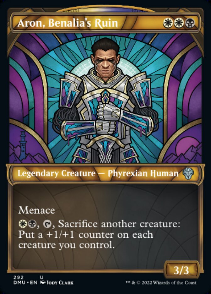 Aron, Benalia's Ruin - [Foil, Showcase] Dominaria United (DMU)