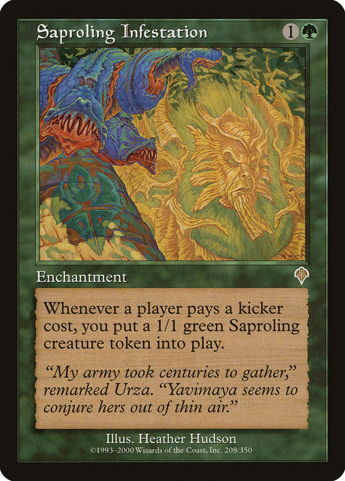 Saproling Infestation - [Foil, Retro Frame] Invasion (INV)