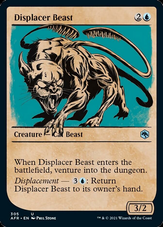Displacer Beast - [Foil, Showcase] Adventures in the Forgotten Realms (AFR)