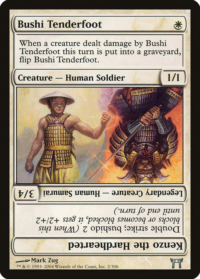 Bushi Tenderfoot // Kenzo the Hardhearted - [Foil] Champions of Kamigawa (CHK)