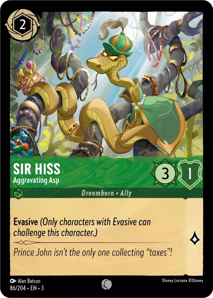 Sir Hiss - Aggravating Asp - [Foil] Into the Inklands (3)