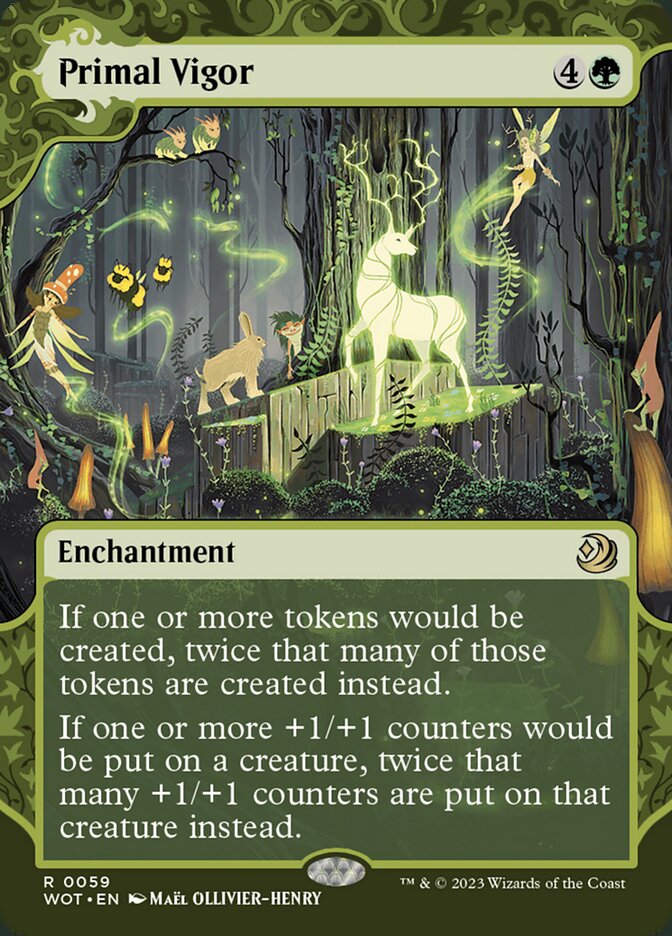 Primal Vigor - [Showcase] Wilds of Eldraine: Enchanting Tales (WOT)