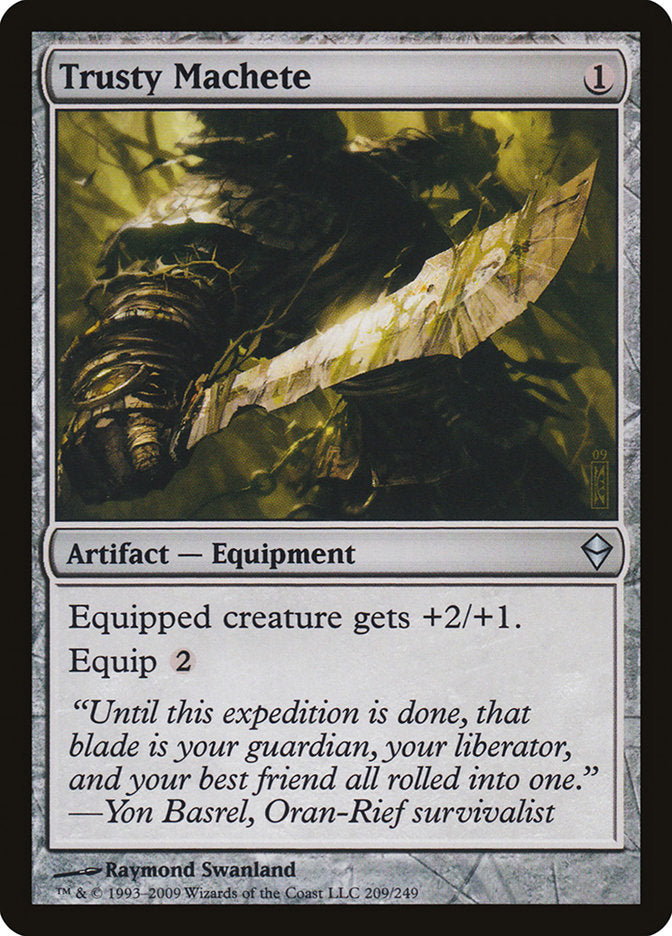 Trusty Machete - [Foil] Zendikar (ZEN)