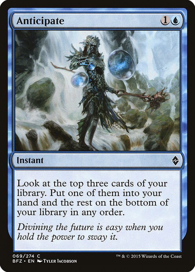 Anticipate - [Foil] Battle for Zendikar (BFZ)