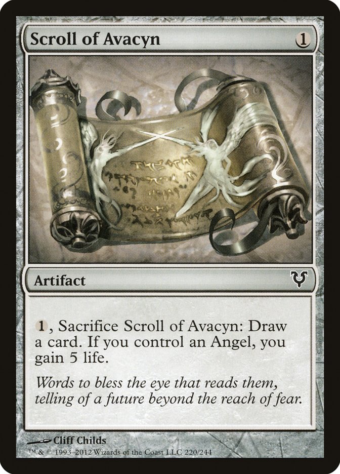 Scroll of Avacyn - [Foil] Avacyn Restored (AVR)