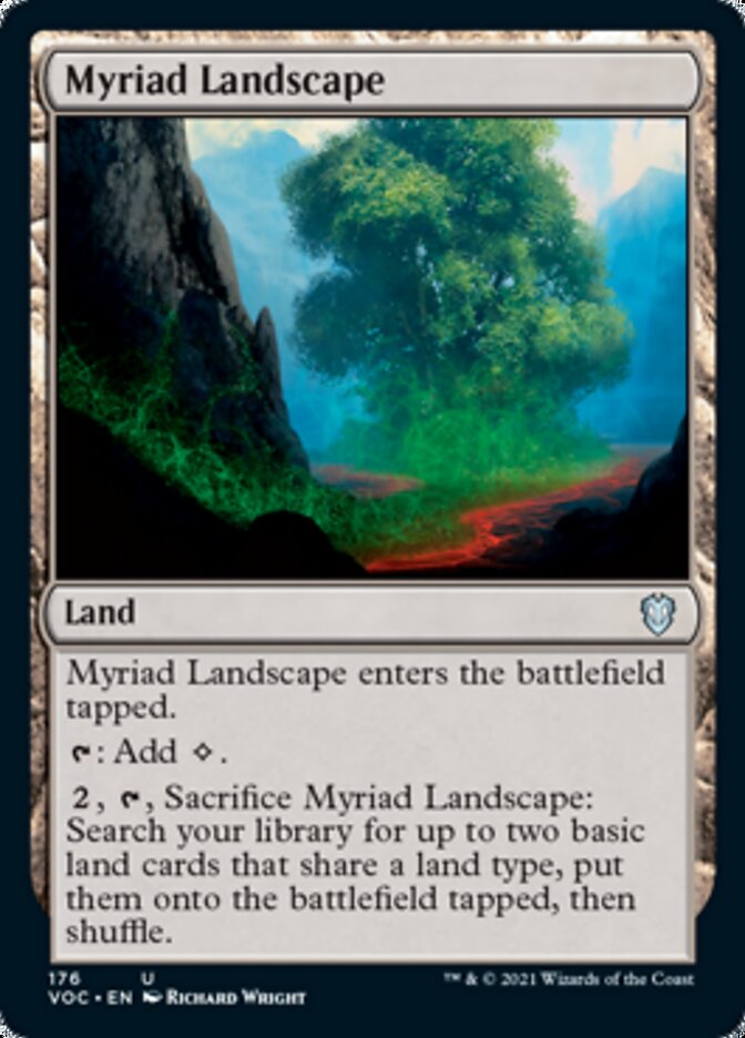 Myriad Landscape - [Foil] Crimson Vow Commander (VOC)