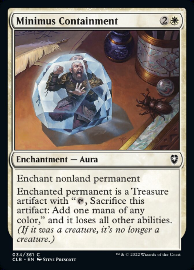 Minimus Containment - [Foil] Commander Legends: Battle for Baldur's Gate (CLB)